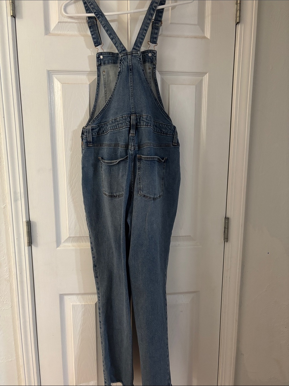 Universal Thread Blue Denim Overalls with Adjustable Straps